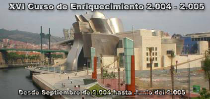 Museo Guggenheim de Bilbao, visitado durante el viaje fin de curso en junio de 2.005
