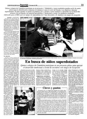 Artículo en la Revista Comunidad Escolar 1998.