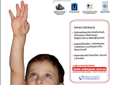 VI Congreso Iberoamericano de superdotación, talento y creatividad" border="0" hspace="0" alt="VI Congreso Iberoamericano de superdotación, talento y creatividad.